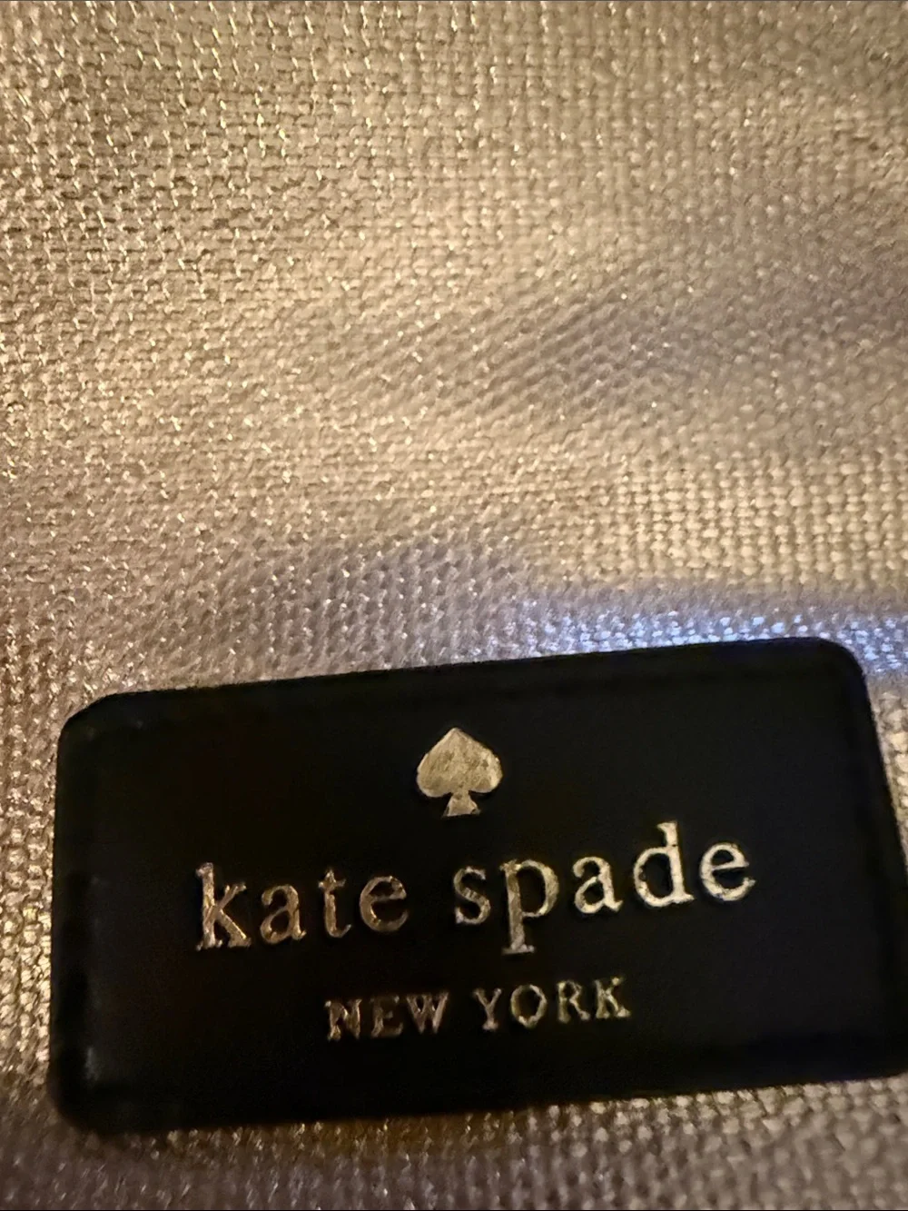kate spade Metallic Gold Bow Tote